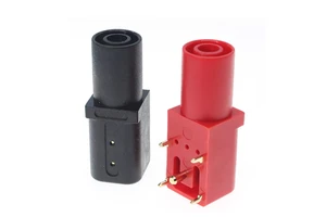 Insulated PCB Mount 4mm Safety Banana Socket 90 Degree Connectors Product Category