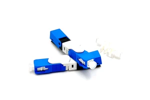 Quick Assembly SC UPC Fiber Optic Connector Optimal Optical Connectivity for FTTH SM Fiber Conductor Insertion Loss 0.3dB
