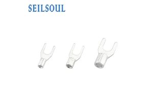 SNB Series Copper/Brass Non-Insulated Spade Terminal with Tin Plating for Electrics