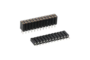 Good Quality H=7.0mm Gold Plating 2.54mm Round Pin IC Socket Connector for Vertical Type