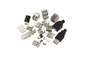 Micro USB Adapter with Female/Male Square Mouth Connector Type A/B SMD Straight Plug MICRO Socket for Optimal Connectivity