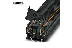 Original and New Phoenix PT 4-HESI (5X20) Push-in Fuse Din Rail Terminal Block/Wire Din Rail Fuse terminal Block Connector