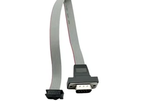 D-sub 12-Pin 232 Serial Port Adapter 9-Pin DB9 Motherboard LED Strip Connectors Copper Stainless Steel Housing for PCB Power