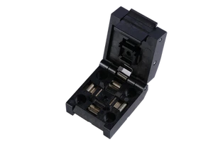 Low Impedance QFP Socket for Needle Connection 48 64 80 100 144 176 Pins 2 in 1 Socket 0.5 mm Pitch IC Test & Burn-in Socket