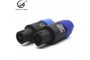 Speakon Jack YIVO XSSH Audio Audiophile Amplifier HIFI Professional Speaker Stereo Plug Wire Connector Cable 4 Pin XLR Speakon