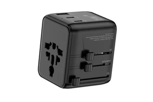 Compact Size USB-C Fast Charge Multi Countries International World Universal Travel Plug Adapter