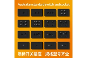 Australian Standard PC Wall Switches and Sockets Power Socket With USB Port Charging Socket Wall Switch