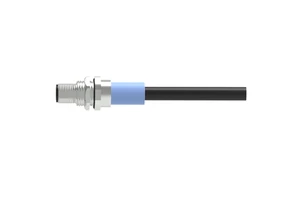 Data Connector M12 Code IP67 Rated Male Ethernet Network Connector Customizable Color Temperature Range -40...+75 Wholesale
