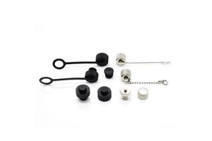 M8 M12 Male Female Metal Plastic Waterproof Socket Cover Connector M12 Electronic Connector