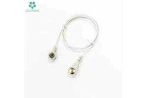 Factory Snap 3.5/4.0mm Female Male Lead Wire Cable EMS Snap Button Electrode Connector Cable Snap Button Cable