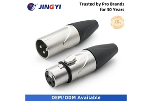 Audio Connectors Nickel Silver Plated Premium XLR Cable Microphone Connector