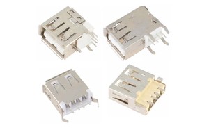 Free Sample 90 Degree Side plug USB 2.0 Type-A Up Right Vertical I/O Connector