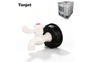 1/2'' 3/4'' Coarse Thread IBC Tank Tap Connect Ton Barrel Valve Replacement Spigotfor Home Yard Gardening Irrigation Accessories