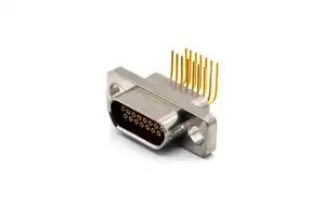 high performance M D M elbow PCB contact J30J Series J30J-9TJ Micro D sub connector