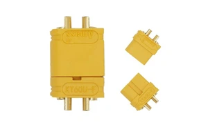 Male and Female XT60U (XT60 Upgrade) 3.5mm Banana Connector Gold Plated Max.30A Continuous/60A Peak Current for Lipo Battery