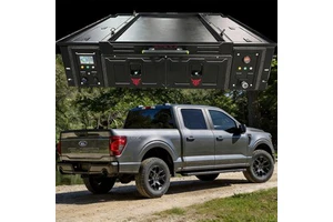 Heavy-Duty Off-Road Truck Bed Camper Module with Built-in Water Tank & Power Station Fit Ford F-150 Raptor F-250 Super Duty