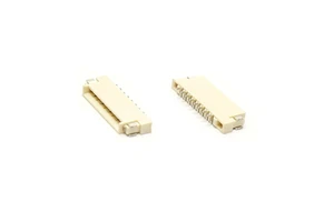 832JDXXPTX-42 1.0ph NZFPC SMT Dual 2 Contact Row 1.5H 4~30pin FFC FPC Flat Flex Brass Tin Plated Right Angle Tape&Reel