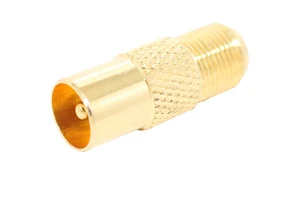 RF Male Twist On Screw Type Connector Coaxial Cable Termination Plug Coax Extension Adapter Nickel Plated Radio Frequency
