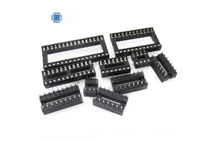 Factory Price IC Socket Connector 2.54mm IC Holder IC-6P 6pin 8pin 14pin 16pin 18pin 20pin IC