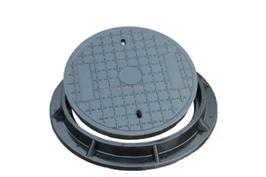 Customized 60x60 Ductile Iron Manhole Cover and Drain Grating Bs En 124 Ductile Iron Manhole Cover Frp Manhole Cover