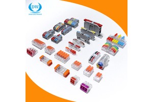 Hot Selling Fast Connector Push Quick Wiring Electrical Terminal Connector Color Quick Splicing Push In Wire Connector