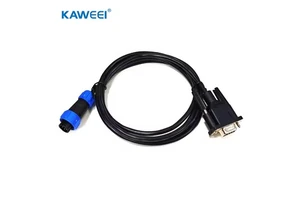Customized D-SUB Female 9Pin to 5Pin Waterproof Connector Cable Assembly for Industrial Equipment