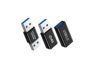 USB 3.0 Male to Female Adapter 10Gbps High Speed USB 3.0 Extension Connector for PC Laptop