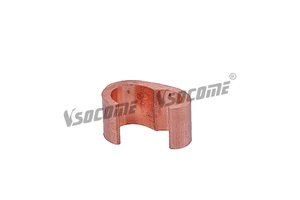 Heavy-Duty C-Type Clamp and Connector Earthing Accessories with Copper and Aluminium Material Metric for Wire Connection