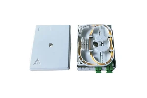 Optical Termination Outlets 2 Port Fiber Optic Wall Outlet Indoor Fiber Optic Socket Box