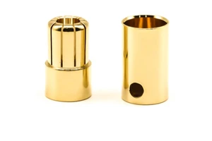 8mm Banana Plug HEAVY DUTY Lipo Bullet 8.0mm Golden Connector RC
