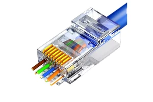 CAT5 CAT6 CAT7 Ethernet Rj45 Connector Pass Through Rj45 Connector