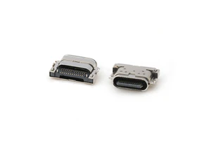 IPX7 Waterproof USB SMT Type Socket Connector Mid Mount 24Pin USB C Female Connector