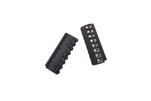 5 PCS Electric Terminal Blocks 5.0 mm Pitch 8P Mount Screw Terminal Block for Industrial Equipment
