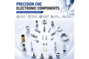 High Precision 0.005 Mm CNC Turning Milling Stainless Steel Connector Sleeve RF Connector Housing