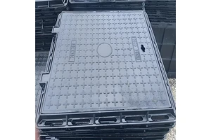 EN124 F900 Rectangular Square Ductile Cast Iron Manhole Covers HX Brand Engineer Grade Visibility Custom Sizes Foundry Services