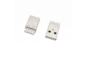 USB 2.0 Copper Alloy DIP Connector, 180-Degree Flexibility