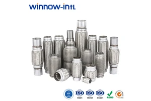 Exhaust Flexible Pipe Stainless Steel Braided Connector for Automotive Exhaust System