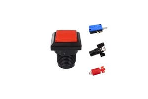 Small Square 33*33 Black Border Button Light Button Switch for Game Console Quality Connector Accessory