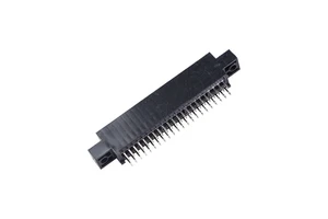 LECHUAN Dual Row Straight Card Edge Connector 2.54 mm Pitch 44/56/60/72/86/100Pin Gold PCB Board Socket Slot Copper for Ear