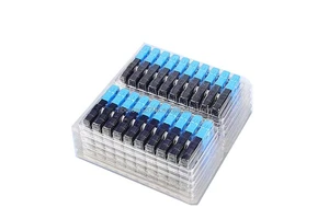 Hot Sales Optic Fiber Fast Connector SC UPC FTTH Fibre Fast Connector 1pack 10pcs