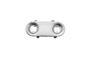 3 Inch Bolt On Solid Plate Mechanical Splice Connector For Industrial Rubber Conveyor Belt Joint System