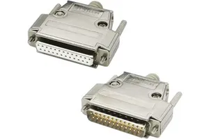 Factory Selling Female DB25 Female Crimp Connector, DB25 Metal Housing D-SUB 25 Pin Connector