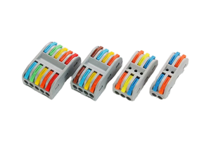 4p For PCT Soft Hard Quick Connect Wire Joint Terminal Block Building Quick Connect 4-5 Connector For Power Parallel Connecting