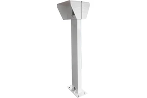 JH-Mech EV Charger Stand with Rain Cover Wear Resistant Sturdy Double-Sided Installation Home Steel Wallbox Stand