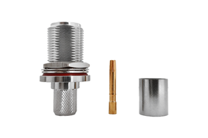 Manufacturer Factory N-C-KY7 RF Coaxial Connector Female N Connector Crimp RG8 RG213 Cable