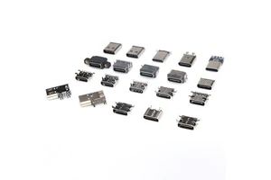 Free Sample 16-Pin Type-C Female PCB 16p Plug Smt Tipo C Vertical Usb-C 3.1 24Pin Charging Jack 5a 24 Pin Usb C Connector
