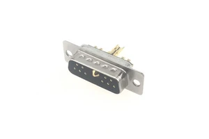 Impressive DEYCONN High Power D-SUB Mixed Contact DB 11w1 Male PBT White Solder VGA Connector for PCB