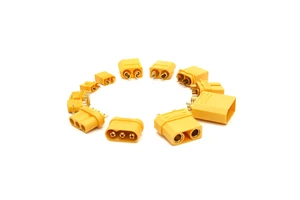XT60H (XT60 Upgrade) Copper 2P Male Female Bullet Connectors DC Nylon Power Plugs With Sheath For Lipo Battery RC Planes & Cars
