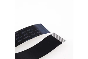 60cm Length B Type Anisotropy 16MM Wide Thickness 0.15 Opposite Flexible Flat FFC 15 PIN 1.0 mm Pitch Reverse Black FPC Cable