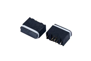 Waterproof IP67 Micro USB Type AB Connector 5 Pin Vertical Straight Through Hole Type Female USB Jack Body Height 6.0MM